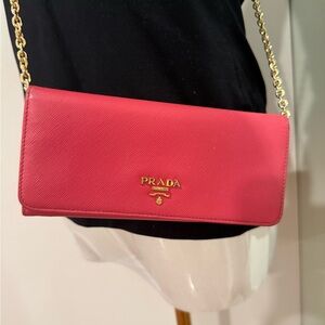 Parada Pink is wallet with unbranded chain (not included)